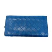 Bottega Veneta Vintage Pre-owned Laeder plnbcker Blue, Dam