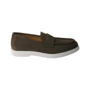 Calce Oliv Mocka Herr Loafer Green, Herr