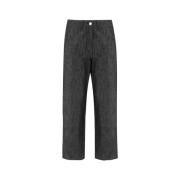 Fabiana Filippi Straight Trousers Blue, Dam