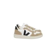 Veja Kromfri Läder Vit Svart Sneakers Multicolor, Herr