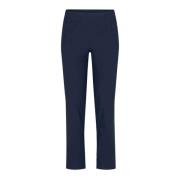 LauRie Cropped Trousers Blue, Dam