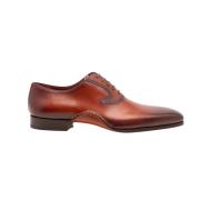 Magnanni Cognac Läder Oxford Skor Brown, Herr