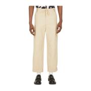 Jacquemus Trousers Beige, Herr