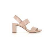 DEL Carlo High Heel Sandals Beige, Dam