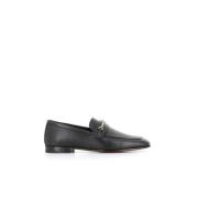 Christian Louboutin Svart läderloafer med kedjedetalj Black, Dam