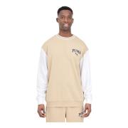 Puma Sweatshirts Beige, Herr