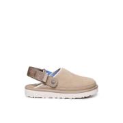 UGG Beige Kalvskinn Mockasinsandaler Beige, Herr