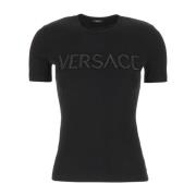 Versace Klassisk T-shirt Black, Dam