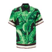 Dolce & Gabbana Short Sleeve Shirts Black, Herr