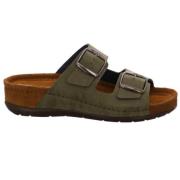 Rohde Grön Nubuck Sandal för Kvinnor Green, Dam