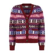 Ganni Cardigans Multicolor, Dam