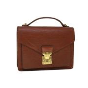 Louis Vuitton Vintage Pre-owned Laeder handvskor Brown, Dam