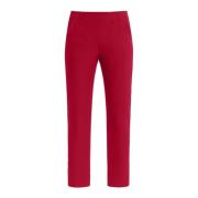 LauRie Slim-fit Trousers Red, Dam