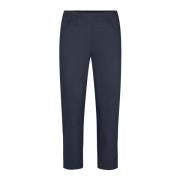 LauRie Cropped Trousers Blue, Dam