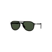 Persol Svart Ram Snygga Solglasögon Black, Unisex