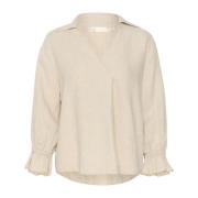 InWear Pegiw Blouse Haze Melange Beige, Dam