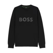 Hugo Boss Sweatshirts Black, Herr