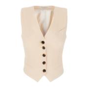 Philosophy di Lorenzo Serafini Vests Beige, Dam