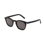 Saint Laurent Klassiska Solglasögon SL 28 Svart Black, Unisex