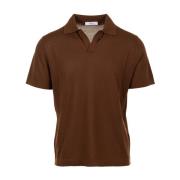 Cruna Brun Polo T-shirt Kollektion Brown, Herr