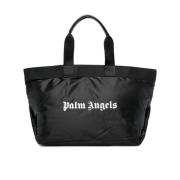 Palm Angels Vadderad Toteväska Svart Black, Herr