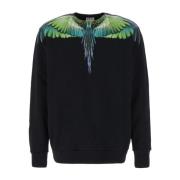 Marcelo Burlon Sweatshirts Black, Herr