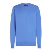 Tommy Hilfiger Round-neck Knitwear Blue, Herr