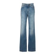 Dondup Flared Jeans Blue, Dam