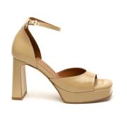 Angel Alarcon High Heel Sandals Beige, Dam