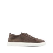 Henderson Perforerade Mocka Sneakers Brown, Herr