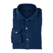 Fay Casual Shirts Blue, Herr