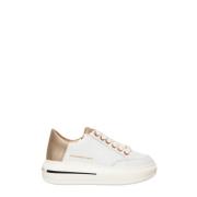 Alexander Smith Lancaster Sneakers Vit Koppar Läder White, Dam