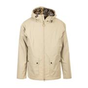 Barbour Beige Hooded Domus Jacka Beige, Herr