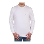 Emporio Armani Vita Sweaters White, Herr