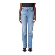 Pinko Straight Jeans Blue, Dam