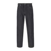 Jil Sander Straight Jeans Black, Herr