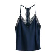 Essentiel Antwerp Sleeveless Tops Blue, Dam