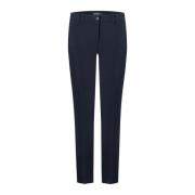 Cambio Slim-fit Trousers Blue, Dam