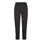 LauRie Slim-fit Trousers Black, Dam