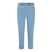 LauRie Slim-fit Jeans Blue, Dam