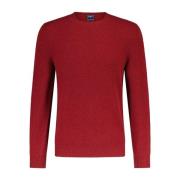 Fedeli Round-neck Knitwear Red, Herr