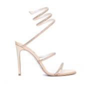 René Caovilla High Heel Sandals Beige, Dam