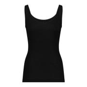 Vince Sleeveless Tops Black, Dam