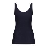 Vince Sleeveless Tops Blue, Dam