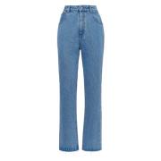 MVP wardrobe Vintage Denim Byxor Regular Fit Blue, Dam