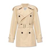 Burberry Sidens trenchcoat Beige, Dam