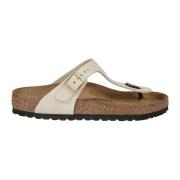 Birkenstock Flip Flops Beige, Dam