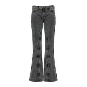 Y/Project Boot-cut Jeans Black, Dam