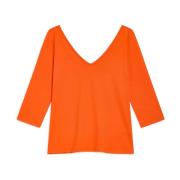 Maliparmi T-Shirts Orange, Dam