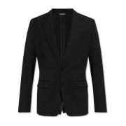 Dolce & Gabbana Blazer med fickor Black, Herr